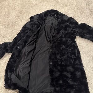 Kenneth Cole New York Black Teddy Jacket